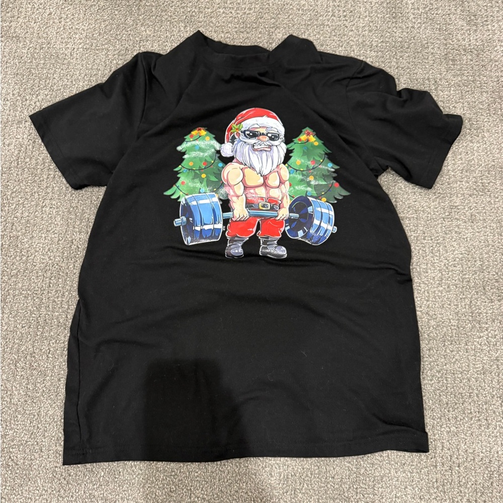 SHEIN Black Graphic T-Shirt